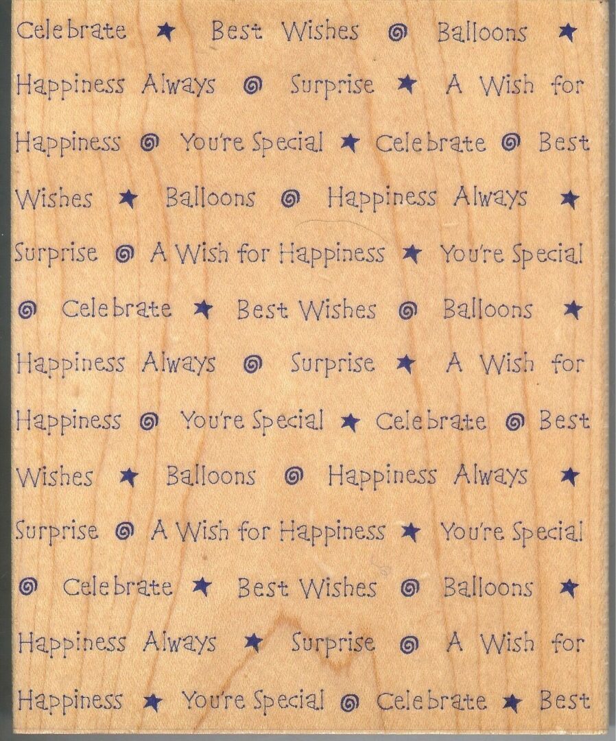 A wooden background with words written in it.