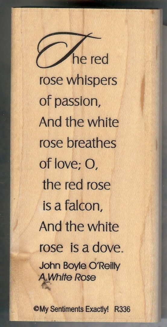A poem about roses is shown on this page.